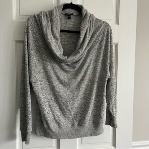 Express Cowl Neck Sweater - Grey